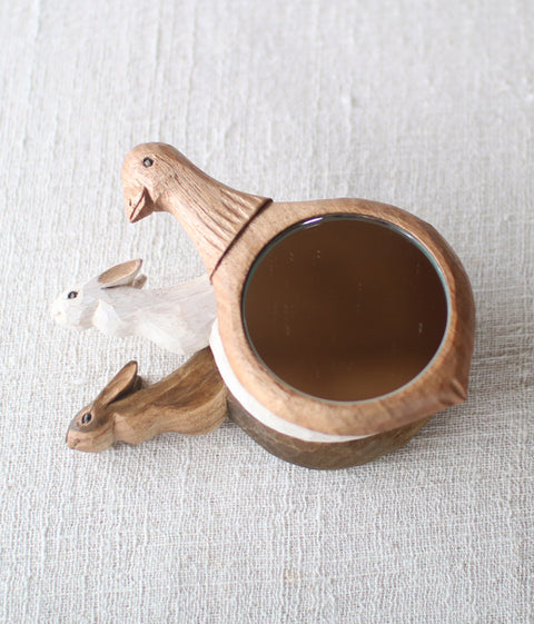 Bird Hand Mirror Small