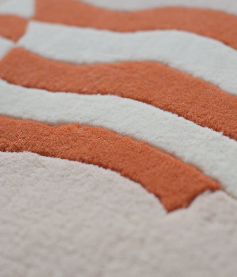 Yonezawa Dantsu Woven Wool Chair Mat {Windsock} - sold out