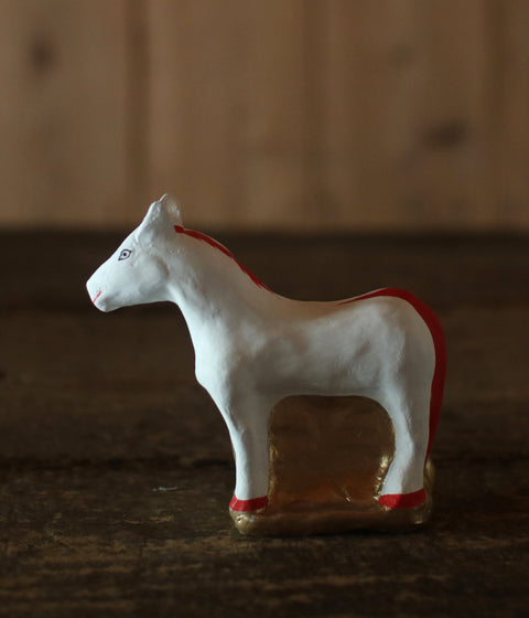 Yabase Clay Doll {Horse} White