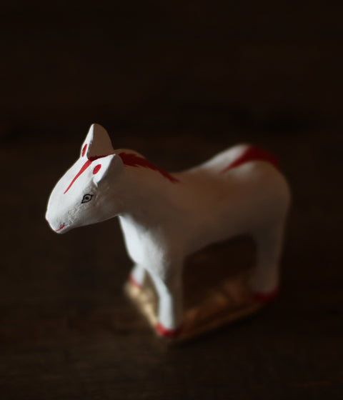 Yabase Clay Doll {Horse} White