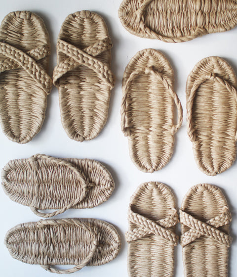 Washi Paper Sandals (Thong Style)