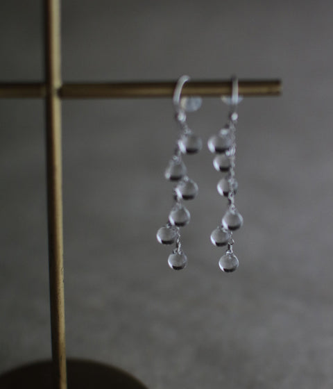 Morning Dew Glass Earrings