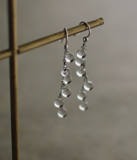 Morning Dew Glass Earrings