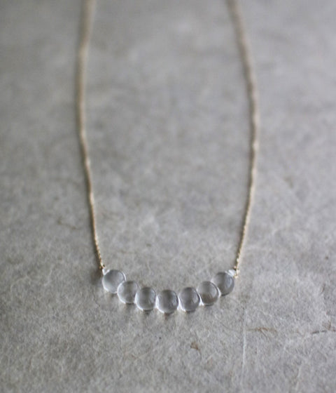 Miu Glass Necklace (10K Gold)