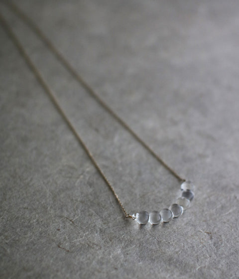 Miu Glass Necklace (10K Gold)