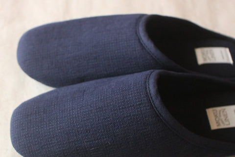 Moku Linen Room Shoes {Dark Blue}