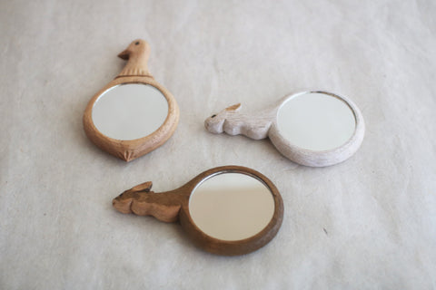Rabbit Hand Mirror Small