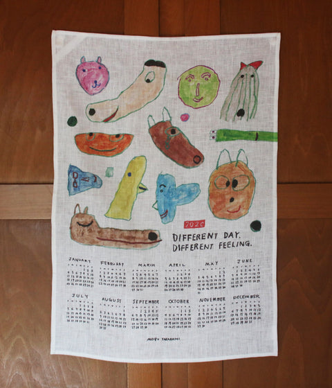 fog linen work Calendar Cloth 2026 {Different Faces}