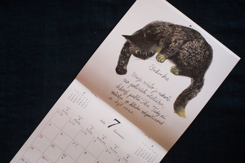 Iku Dekune Cats Wall Calendar 2026