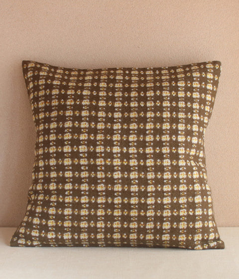kijinokanosei Cushion Cover {Kohaku/Brown} 50 x 50cm