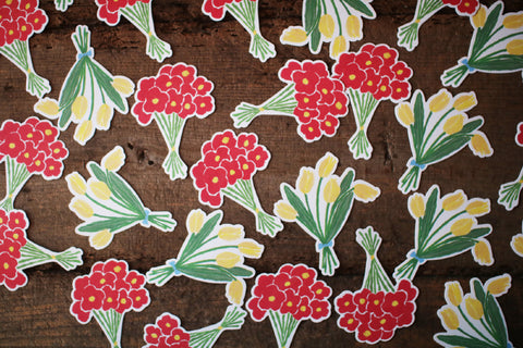 Flower Cut-Out Card Set