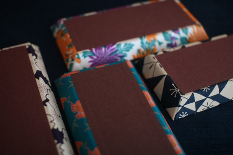 Chiyogami Paper Tray {Large Chrysanthemum}