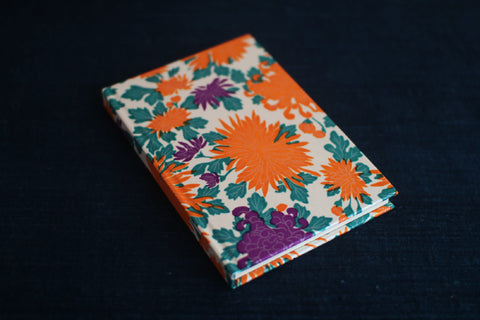HAIBARA Chiyogami Notebook {Large Chrysanthemum}