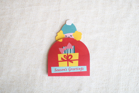 Holiday Pop-up Card {Knitting}