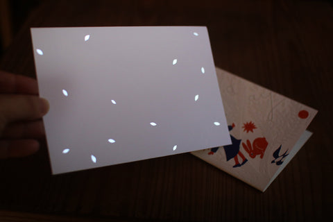 Tree Embossed Birthday Card