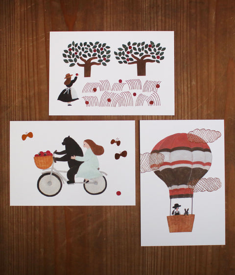 Foil-Pressed Postcard Set {Necktie}