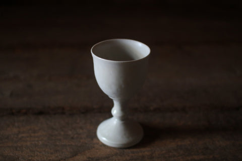 White Porcelain Wine Goblet