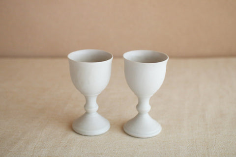 White Porcelain Wine Goblet