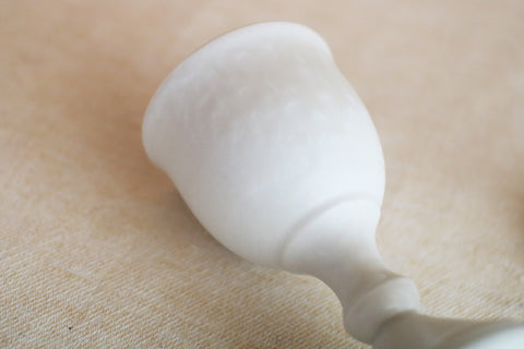 White Porcelain Wine Goblet