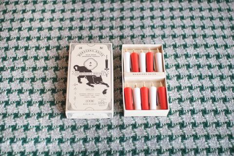 Daiyo Mini Rice Bran Wax Candles Gift Set (Holiday Ver.)