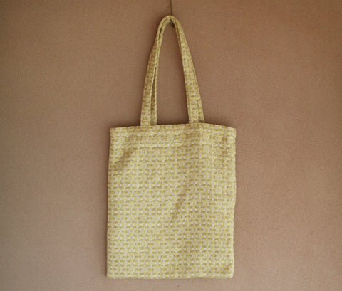 Woven Textile Record Tote Bag {mugiwara}