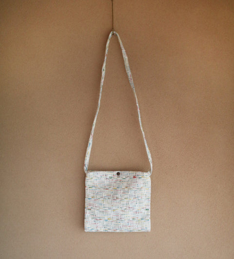 Woven Textile Shoulder Bag {biidoro}