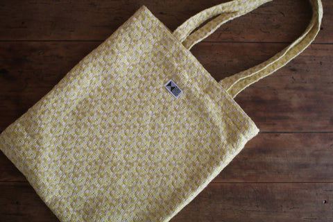 Woven Textile Record Tote Bag {mugiwara}