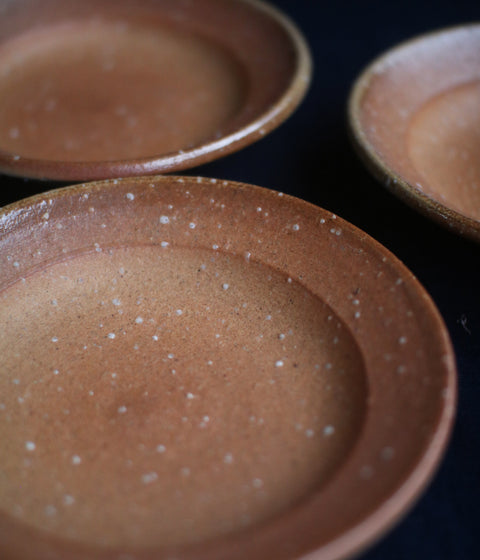 Noborigama-fired Shallow Bowl
