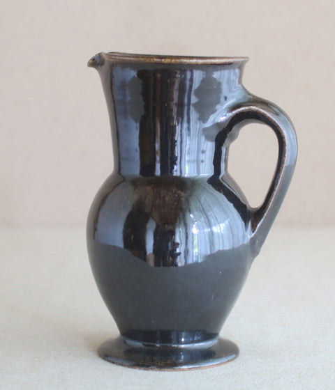 Gunji Pottery Large Black Vase