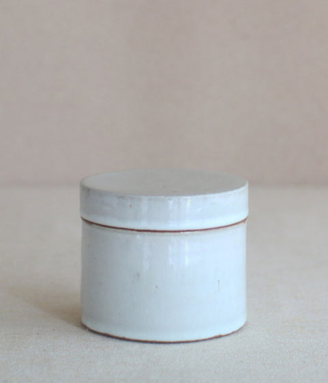 Gunji Pottery Futamono Lidded Jar - Cylindrical