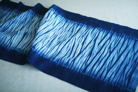 Aizome Hand-Dyed Tenugui {River}
