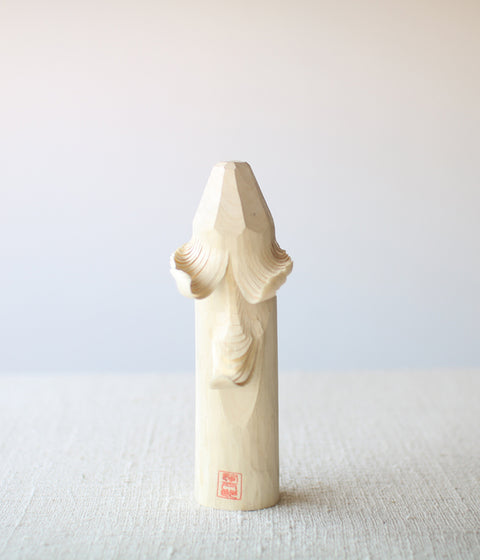 Sasano Ittobori Carved Wood Hawk {White} (sold out)