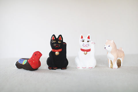 Yabase Clay Doll {Akita Dog}