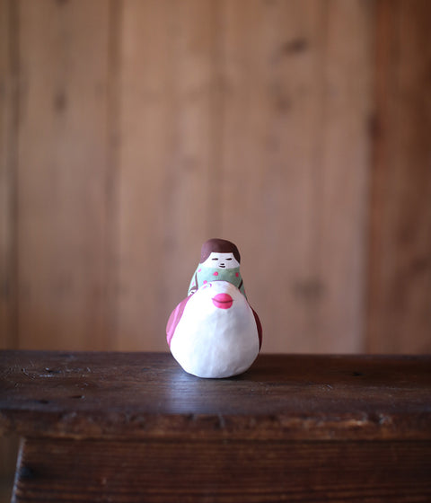 Hariko Paper Figurine {Bird & Girl New}