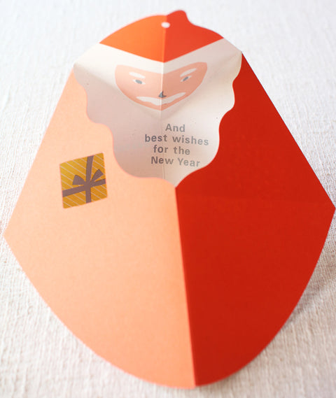 Holiday Pop-up Card {Daruma Santa}
