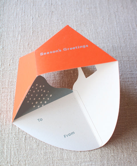 Holiday Pop-up Card {Daruma Santa}