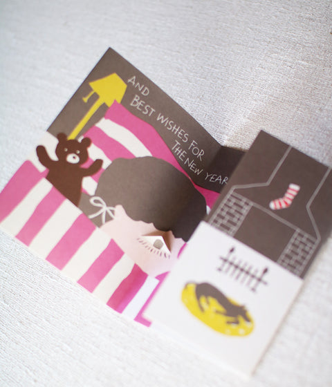 Holiday Pop-up Card {Chimney & A Girl}