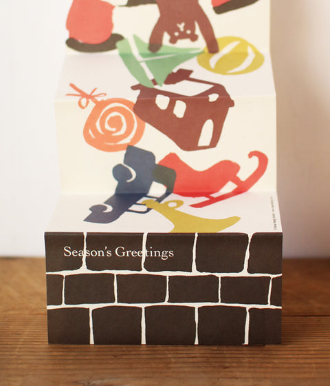 Holiday Pop-up Card {Santa Chimney}