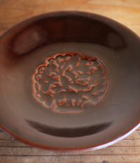Gunji Pottery Medium Plate {Flowers & Deer}