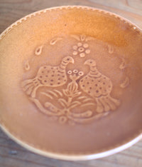 Gunji Pottery Medium Plate {Birds}