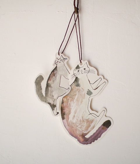 TORANEKO BONBON Cutout Cat Gift Tags