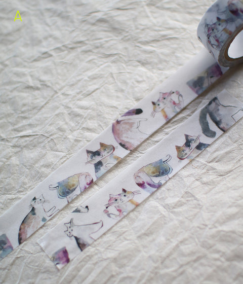 TORANEKO BONBON Cat Masking Tapes