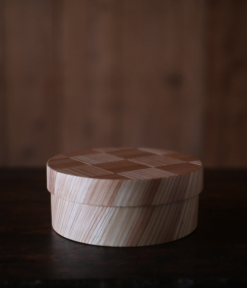 Bento Box Ajiro Pattern {Round}