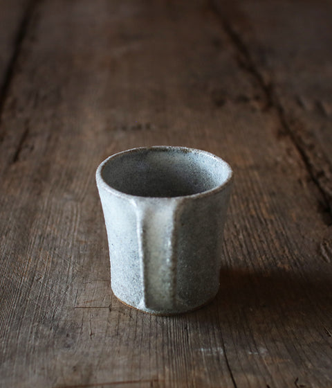 Light Grey Pottery Mug (Namako Glaze)