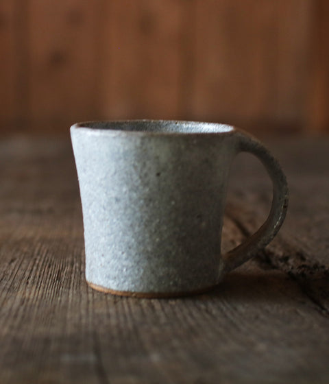 Light Grey Pottery Mug (Namako Glaze)