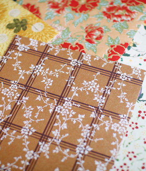 HAIBARA Chiyogami Origami Paper (Yellow)