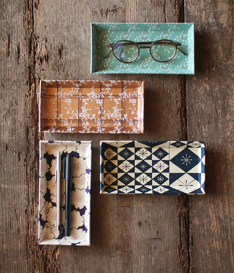 Chiyogami Paper Tray {Peony}