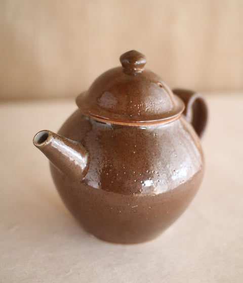 Brown Ceramic Tea Pot