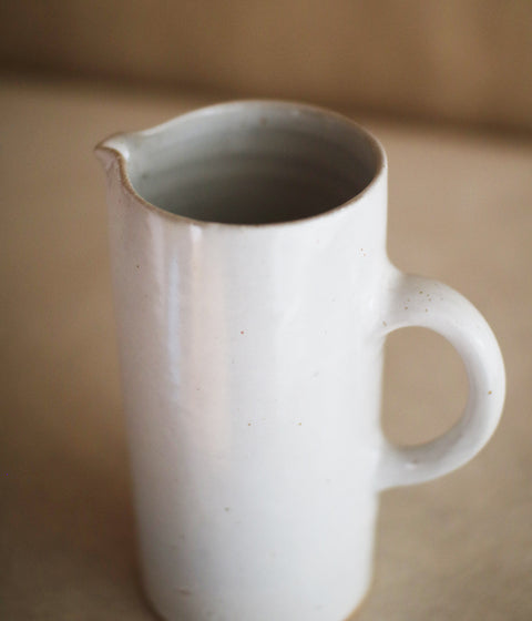 Ceramic Pitcher {White}