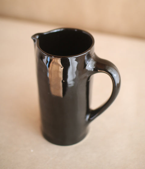 Ceramic Pitcher {Black}